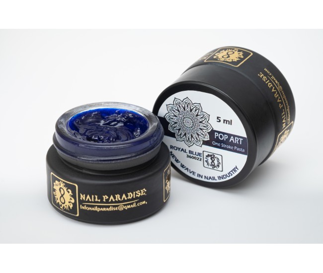 Pop-Art ROYAL BLUE | 360022| One Stroke Paste | 5ml. - Nail & Eyelash Paradise